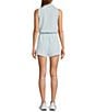 Antonio Melani Active Sleeveless Collared Neckline Romper - Image 5