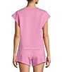Antonio Melani Active V-Neck Tank, Color:Pink - Image 2