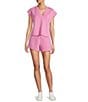 Antonio Melani Active V-Neck Tank, Color:Pink - Image 3