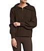 Antonio Melani Active Wool Blend Knit Platter Collar Long Sleeve Quarter Zip Pullover - Image 5