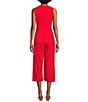 Color:Chili Red - Image 2 - Adelaide Linen Jumpsuit