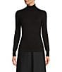 Color:Black - Image 1 - Aela Turtleneck Sweater