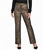 Antonio Melani Alani Metallic Jacquard Pants - Image 1