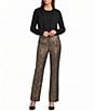 Antonio Melani Alani Metallic Jacquard Pants - Image 3