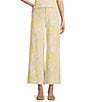 Antonio Melani Coordinating Alexa Floral Soutache Pants, Color:Sand Butter - Image 1