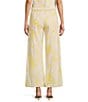 Antonio Melani Coordinating Alexa Floral Soutache Pants, Color:Sand Butter - Image 2