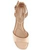 Color:Spanish Sand - Image 5 - Alice Leather Peep Toe Block Heel Sandals