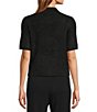 Antonio Melani Amina Button Front Short Sleeve Collar Sweater - Image 2