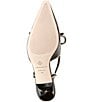 Antonio Melani Anita Leather Bow Slingback Kitten Heel Pumps - Image 6