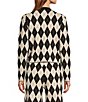 Antonio Melani Argyle Cropped Cardigan - Image 2