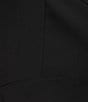 Color:Black - Image 3 - Asia Stretch Crepe V-Neck Sleeveless Split Leg Tie Waist Jumpsuit