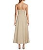 Antonio Melani Aubrey V-Neck Sleeveless A-Line Midi Dress, Color:Natural - Image 2