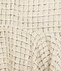 Antonio Melani Aubriella Tweed Square Neck Sleeveless A-Line Dress, Color:Ivory/Black - Image 4