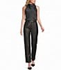 Antonio Melani Audrey Genuine Leather Pants - Image 3