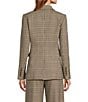 Antonio Melani Aurora Plaid Notch Collar Long Sleeve Button Front Blazer, Color:Desert Chive - Image 3