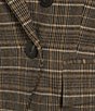 Antonio Melani Aurora Plaid Notch Lapel Long Sleeve Button Front Blazer - Image 4