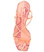 Color:Citrus Peach - Image 5 - Barden Lace-Up Dress Sandals