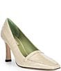 Antonio Melani Bee Tailored Croco Leather Pumps - Image 1