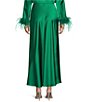 Antonio Melani Bella A-Line Coordinating Satin Maxi Skirt - Image 2