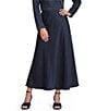 Antonio Melani Bella A-Line Coordinating Satin Maxi Skirt - Image 1