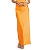 Antonio Melani Bella A-Line Coordinating Satin Maxi Skirt - Image 5