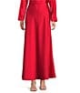 Antonio Melani Bella A-Line Satin Maxi Skirt, Color:Scarlet - Image 1