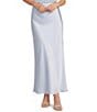 Antonio Melani Bella A-Line Coordinating Satin Maxi Skirt - Image 1