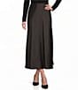 Antonio Melani Bella A-Line Coordinating Satin Maxi Skirt - Image 1