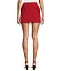 Antonio Melani Beverly Twill Mini Skirt, Color:Cranberry - Image 2