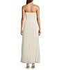 Antonio Melani Billie Crepe Strapless Pleated Maxi Dress, Color:Ivory - Image 2