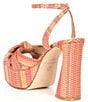 Color:Terracotta Pink Multi - Image 3 - Bindi Bow Platform Dress Sandals
