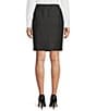 Antonio Melani Bitsy Wool Blend Pencil Skirt, Color:Light Grey - Image 2