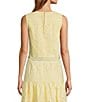 Antonio Melani Coordinating Blake Sleeveless Eyelet Blouse, Color:Butter - Image 2