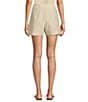 Antonio Melani Bonnie Front Pleat Linen Shorts, Color:Ecru - Image 2