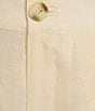 Antonio Melani Bonnie Front Pleat Linen Shorts, Color:Ecru - Image 4