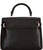 Color:Black - Image 2 - Bridgette Cane Woven Satchel Bag