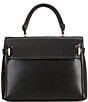 Antonio Melani Bridgette Leather Satchel, Color:Black - Image 2