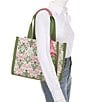 Antonio Melani Brooklyn Floral Medium Tote Bag with Tassel, Color:Green Multi - Image 4