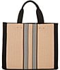 Antonio Melani Brooklyn Black Stripe Mini Tote Bag, Color:Black Stripe - Image 2