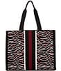 Antonio Melani Brooklyn Zebra Shopper Tote Bag, Color:Zebra - Image 1