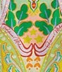 Antonio Melani Brooks Printed Coordinating Linen Square Neck Sleeveless Blouse, Color:Green Paisley - Image 4