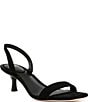 Color:Black - Image 1 - Bryce Suede Slingback Sandals