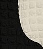 Color:Black/White - Image 3 - Bubble Smocked Knit Lucie Colorblock Long Sleeve Square Neck Midi Sheath Dress