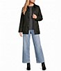 Antonio Melani Button Front Waxed Barn Jacket - Image 3