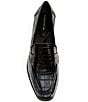 Antonio Melani Cain Two Croco Leather Loafers - Image 5