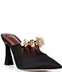 Antonio Melani Calla Satin Ornamanted Dress Mules - Image 1