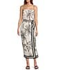 Antonio Melani Callista Square Neck Sleeveless Coordinating Blouse, Color:Black Toile - Image 3