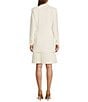 Antonio Melani Carey Notch Collar Pleated Crepe Blazer Dress, Color:Ivory - Image 2