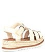 Color:Sweet Cream - Image 2 - Carolie Espadrille Platform Wedge Fisherman Sandals