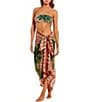 Color:Multi - Image 3 - Cartagena Classic Tie Pareo Sarong Swimsuit Cover-Up